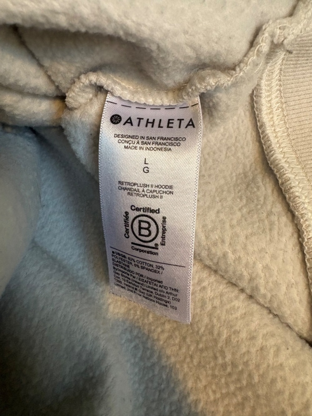 Athleta Cropped Pullover Hoodie - Picture 4 of 5